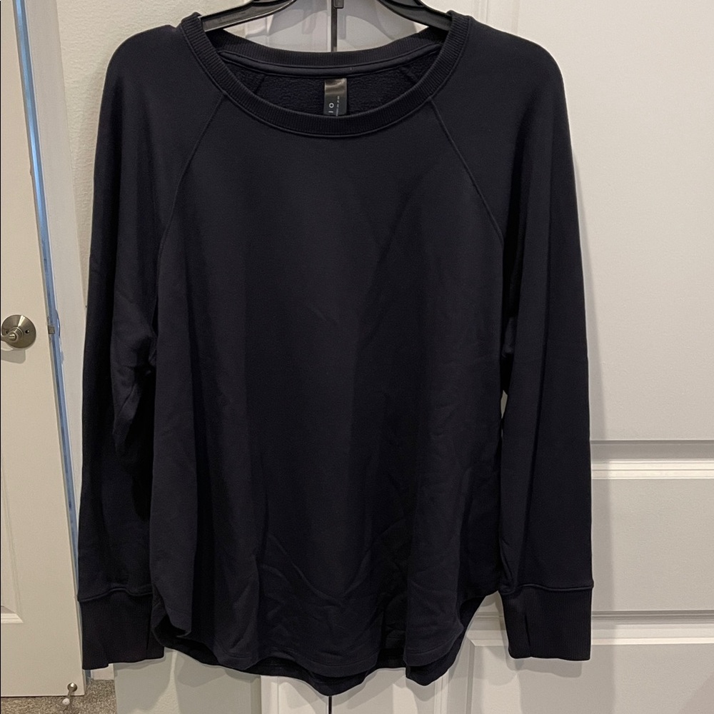 Core 10 navy blue long sleeve sweatshirt, size 2x